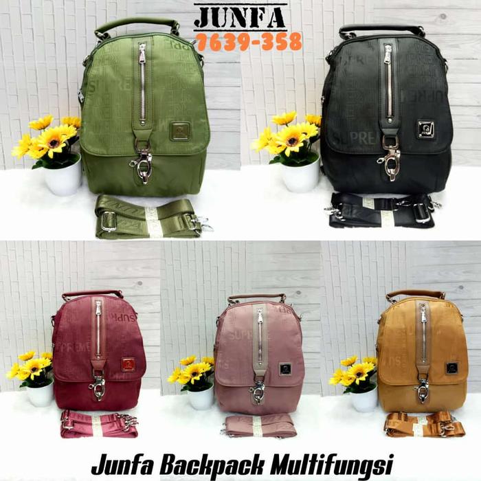 TAS RANSEL WANITA JUNFA MOTIP SUPREME BAHAN PARASUT