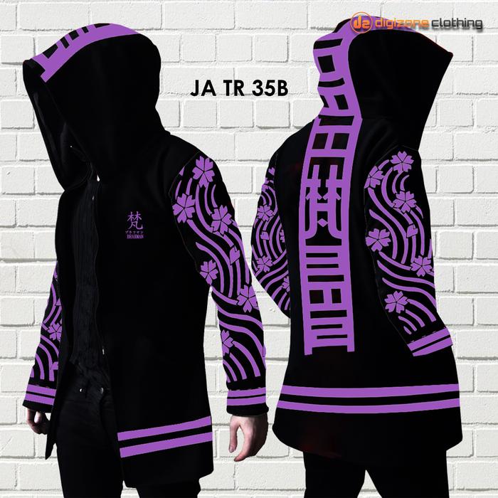 Jaket Hoodie Anime Tokyo Revengers Kawaragi Senju Cosplay Jubah