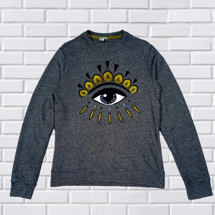 SWEATER CREWNECK KENZO PARIS ORIGINAL SECOND IMPORT, SZ FIT M, CN71