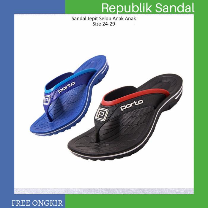 Sandal Jepit Pria anak pria remaja porto 1016 K 24-29
