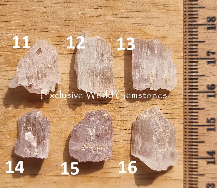 B2.28.1RST - Natural Kunzite Crystal - Chips - Afghanistan