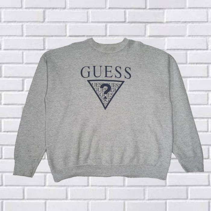 SWEATER CREWNECK VINTAGE GUESS USA ORIGINAL SECOND IMPORT, SZ XL, CN77