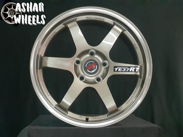 Promo velg murah te37 rt coklat R17