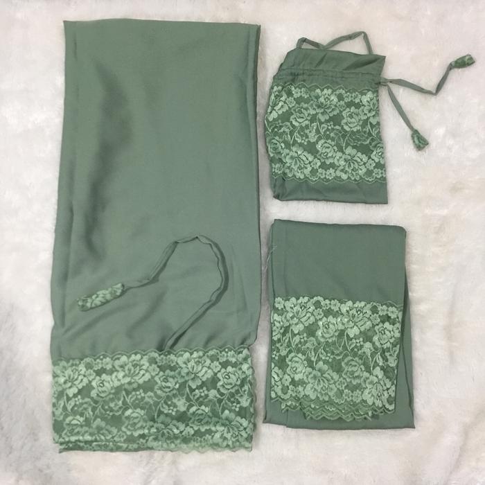 mukena zara mix rendah halus bahan adem lembut + tas cantik 8911