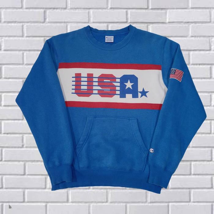 SWEATER CREWNECK CHAMPION USA ORIGINAL SECOND IMPORT, SZ M, CN75