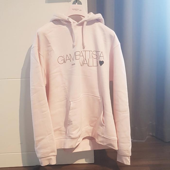 SUPER RARE! Giambattista Valli x H&M logo hoodie size L