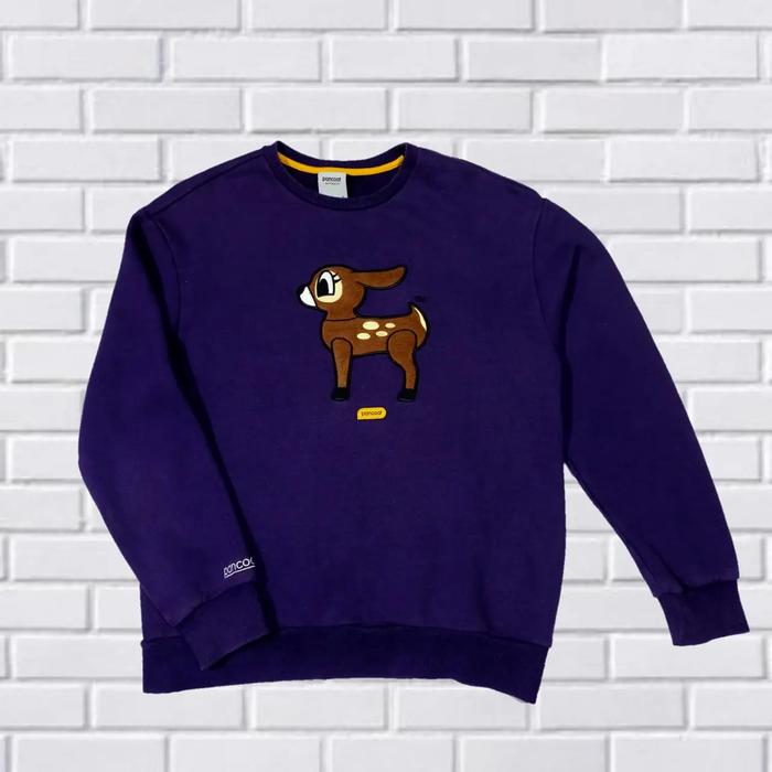 SWEATER CREWNECK PANCOAT DEER ORIGINAL SECOND IMPORT, SZ M, CN44