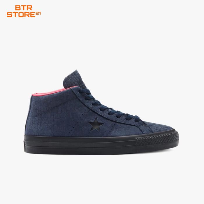Converse One Star Pro Suede Mid Obsidian
