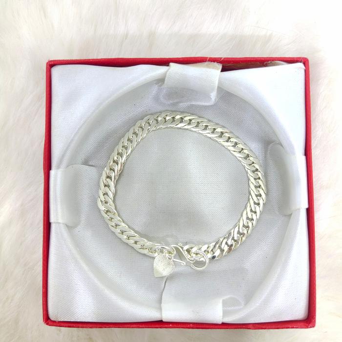 Gelang Lipan Kecil Lapis Perak