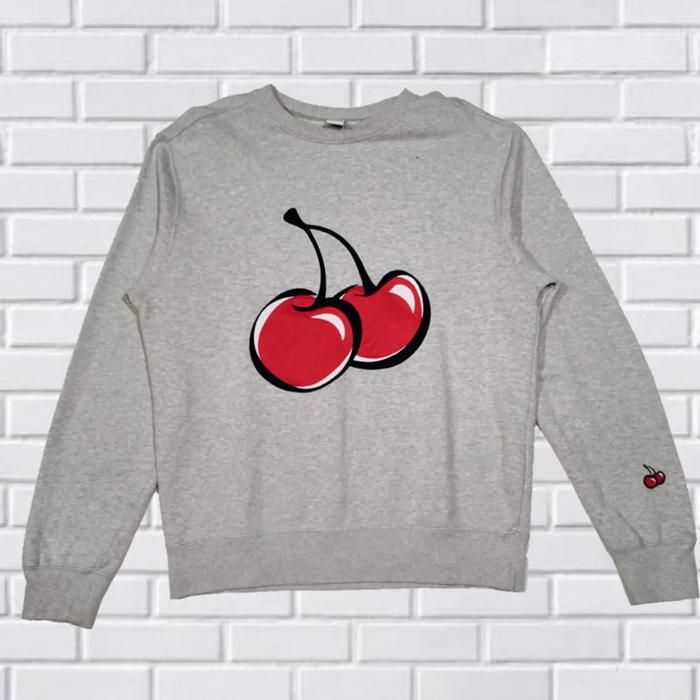 SWEATER CREWNECK KIRSH BIG LOGO ORIGINAL SECOND IMPORT, SZ M-L, CN63
