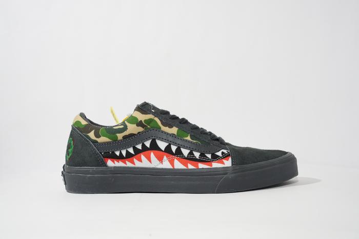 Vans Oldskool Bape Grey Black Camo