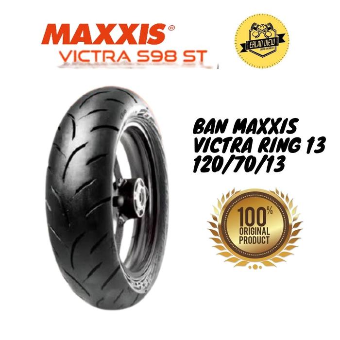 Ban Maxxis Victra 120 / 70 - 13 depan Nmax dual compound