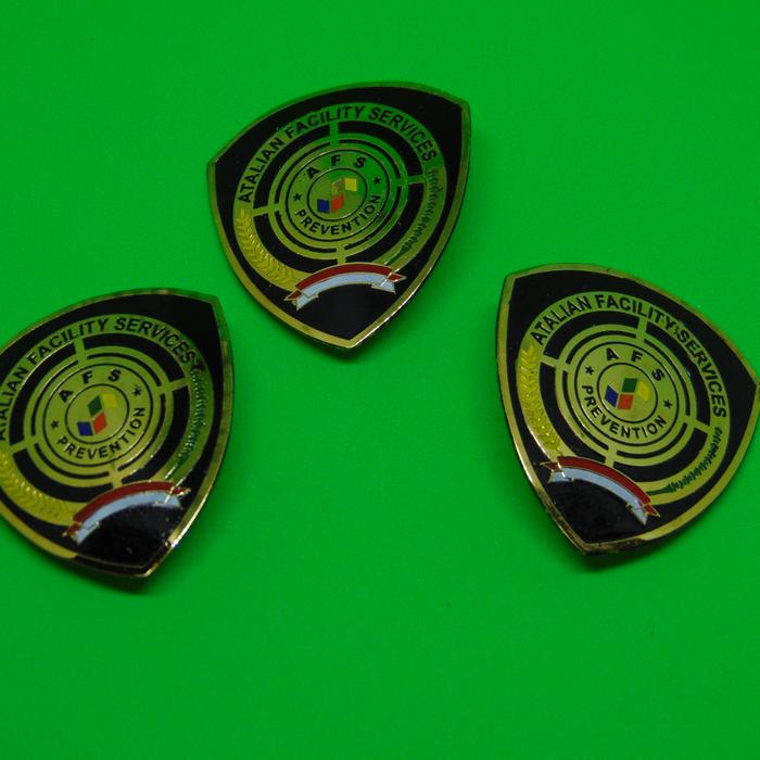 pin kuningan custom logo / pin stainless custom logo
