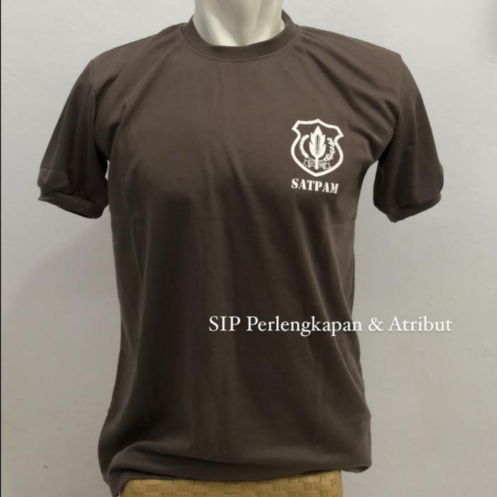 Kaos satpam security / baju satpam / baju security / baju dalam satpam