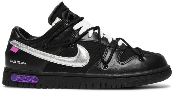 Off-White x Nike Dunk Low 'Lot 50 of 50' DM1602-001|100% Original