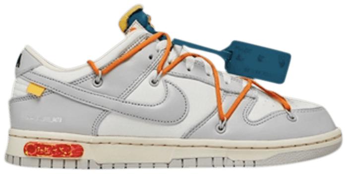 Off-White x Nike Dunk Low 'Lot 44 of 50' DM1602-104|100% Original