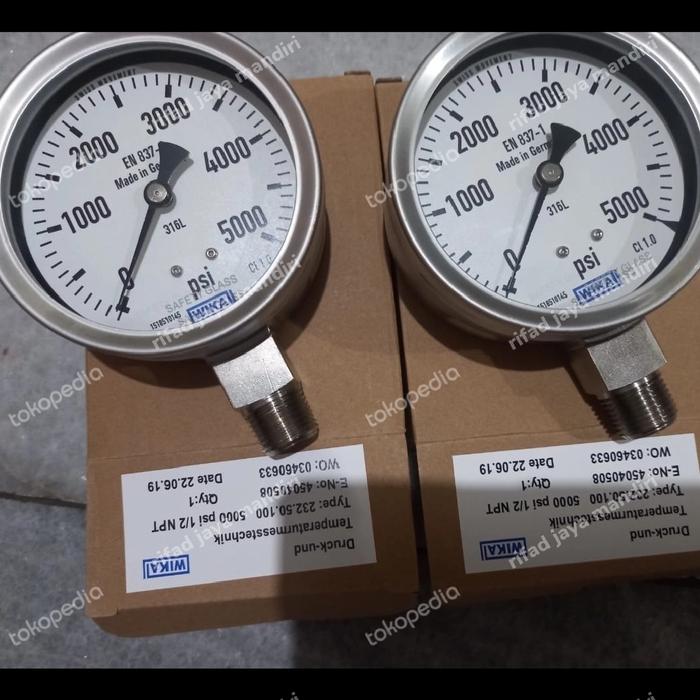 Wika pressure gauge 0-5000psi