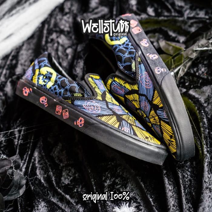 Vans Slip On x The Nightmare Before Christmas Original 100%