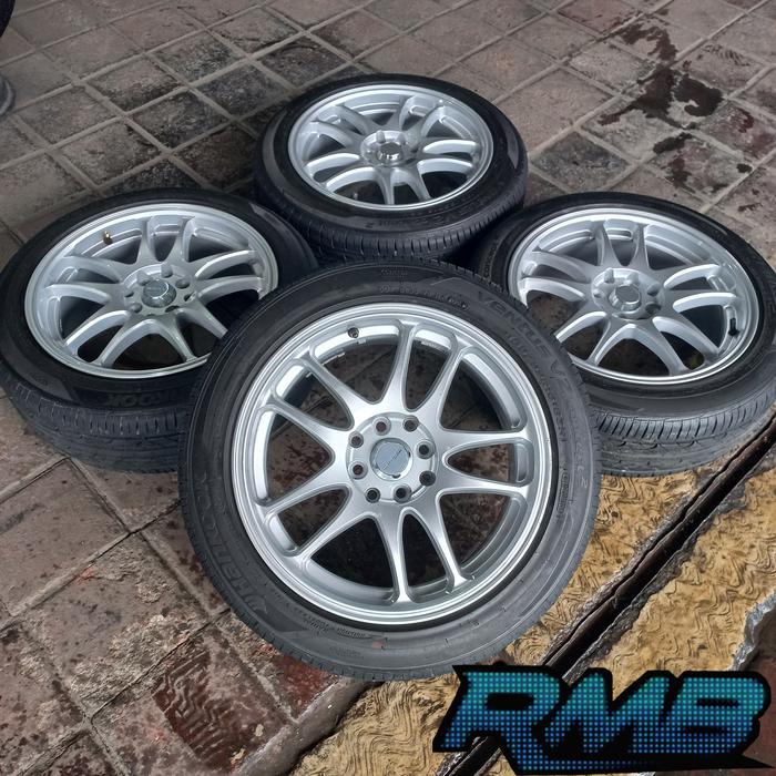 VELG MOBIL RACING WORK EMOTION RING 16 + BAN BUAT CALYA SIGRA JAZZ