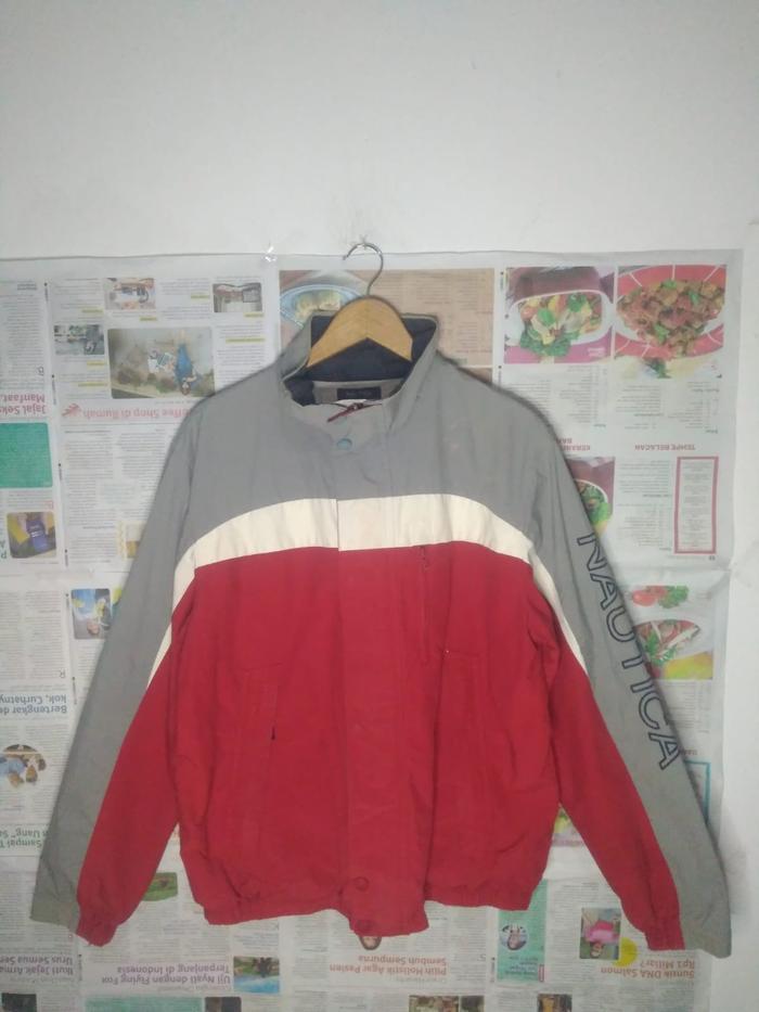 Jaket Nautica Colorblock Reversible Original Size L