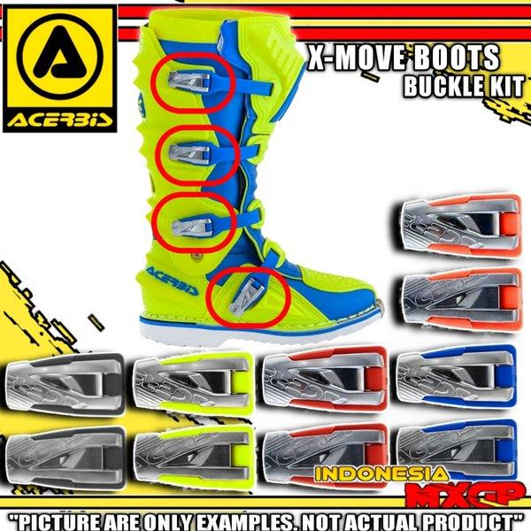 ACERBIS X-MOVE BOOTS BUCKLE REPLACEMENT STRAP LOCKER - KEPALA PENGUNCI CADANGAN TALI STRAP SEPATU AD