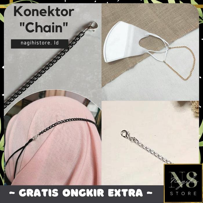 KONEKTOR MASKER 20 CM / KONEKTOR MASKER MURAH/KONEKTOR MASKER CANTIK