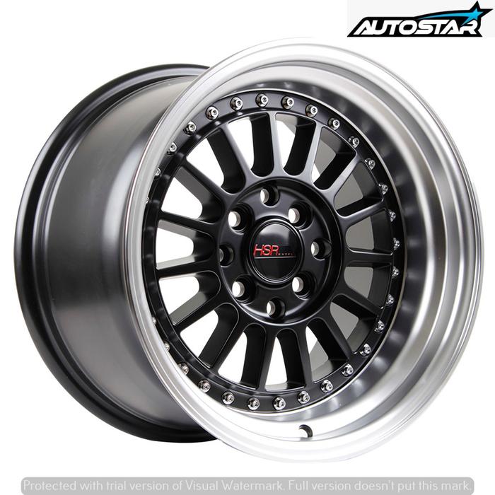 velg hsr wheel ring 15 :NAMLEA JD216 HSR R15X8 H8X100-114,3 ET30 SMBML