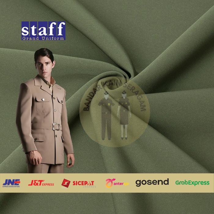 Bandar Kain Staff seragam polisi brimob blazer by Maxistyle per 10 cm