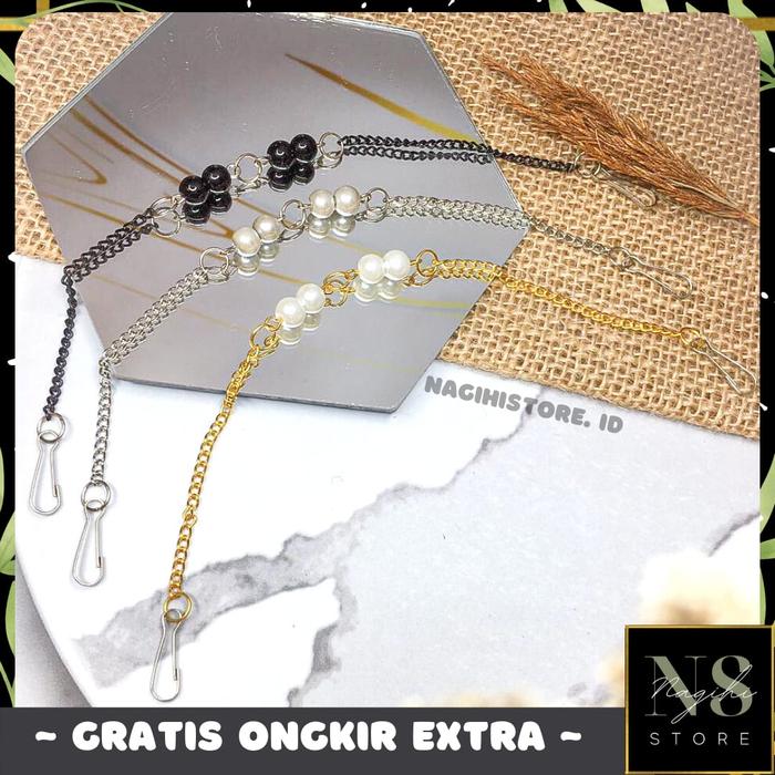 KONEKTOR MASKER MUTIARA / KONEKTOR MURAH/ Konektor Masker Cantik