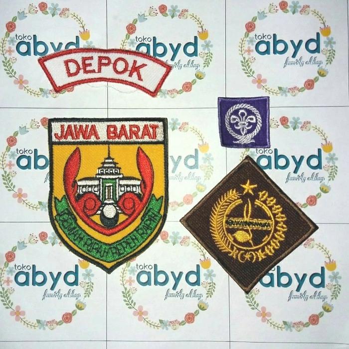 Bet/badge lokasi Seragam Pramuka PNS / Guru / Pelajar Pria Kota Depok