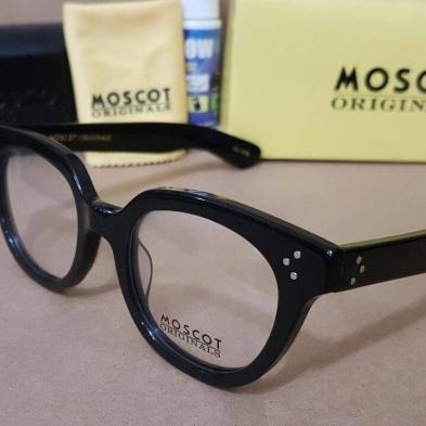 KACAMATA FRAME MOSCOT VILDA ORIGINAL HITAM GLOS