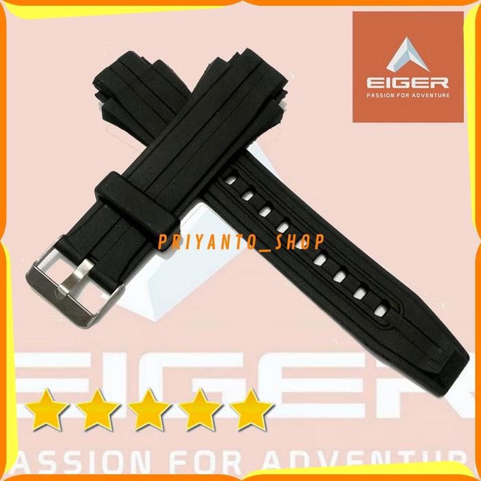 STRAP TALI JAM TANGAN EIGER MAKALO RUBBER EIGER PENGANTI EIGER MAKALO