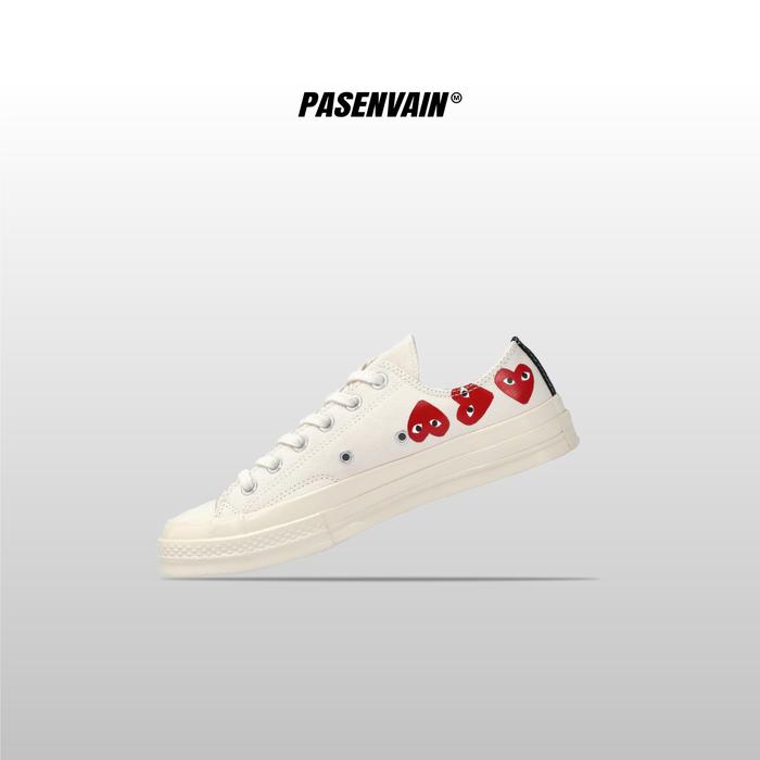 Converse 70s Low CDG Multi Heart 100% Original