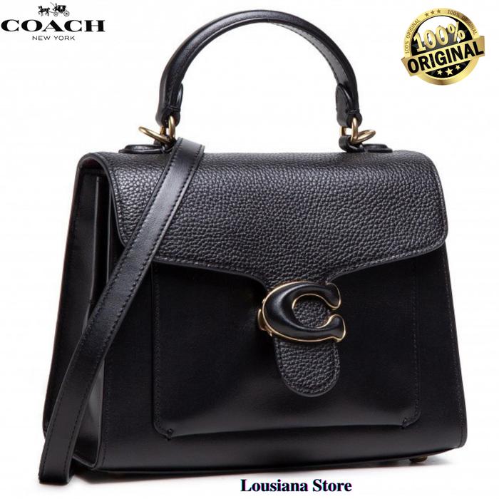 CoachTabby Top Handle Shoulder Bag Handbag Color Black