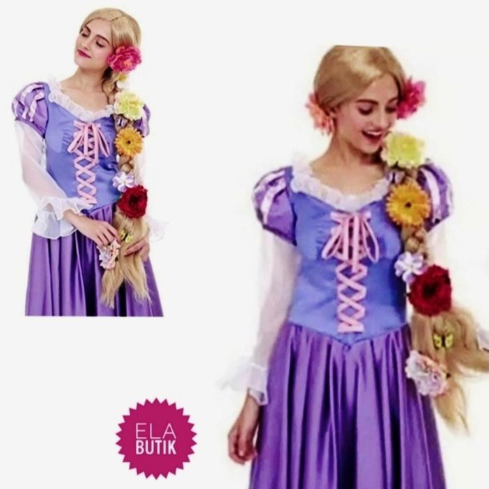 kostum rapunzel dewasa