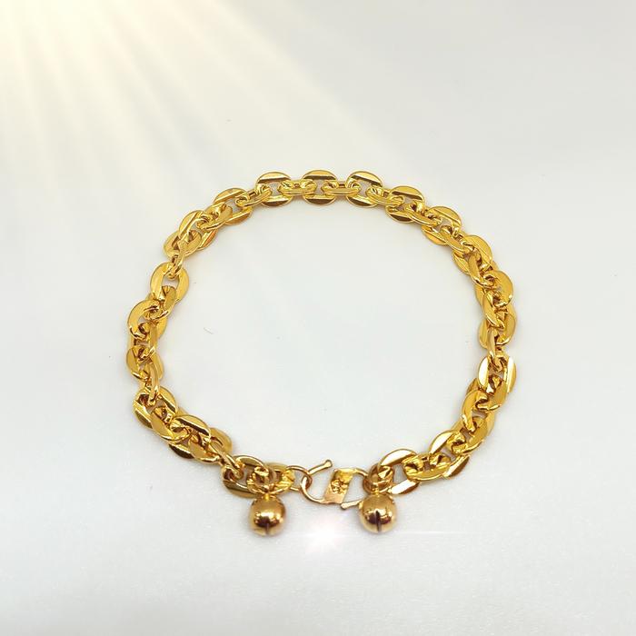 gelang tangan emas kuning asli 9k-375 perhiasan 07