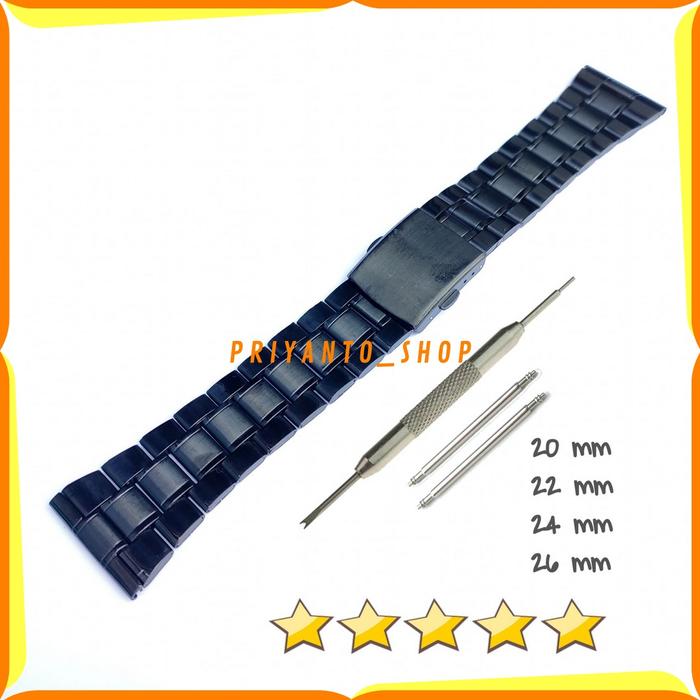 STRAP TALI JAM TANGAN RANTAI EXPEDITION 20MM 22MM 24MM 26MM BONUS PEN