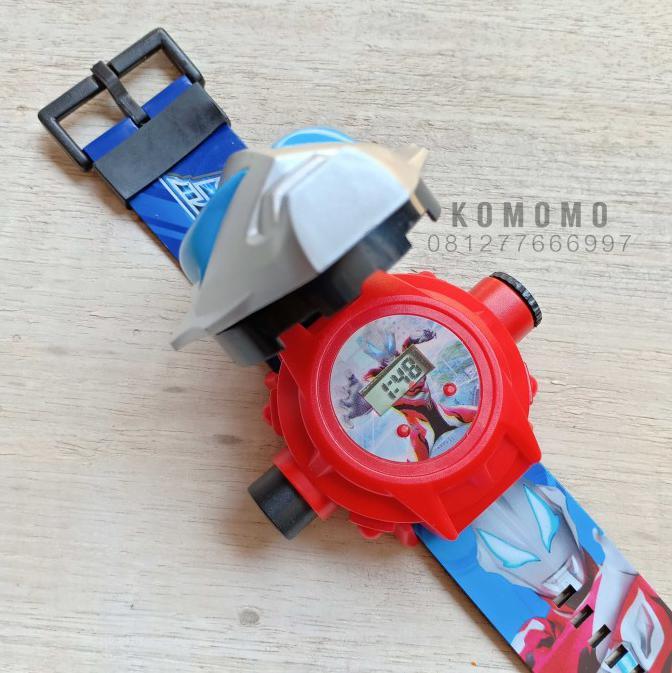 Ultraman / Ultramen - Jam Tangan Mainan Anak Laki-laki -Jam Proyektor