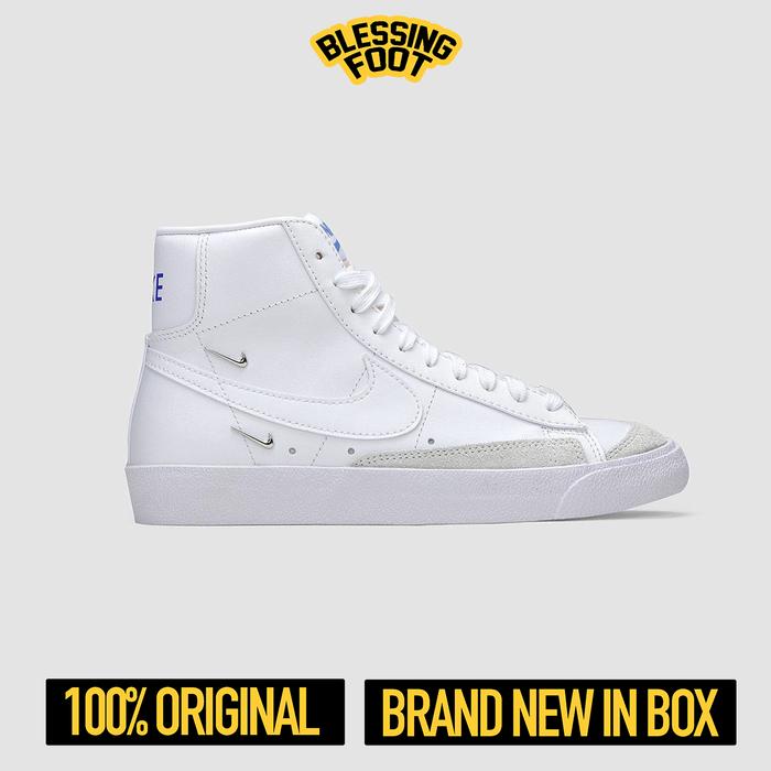 Nike Wmns Blazer Mid '77 SE Mini Metallic Swoosh / White / Hyper Royal