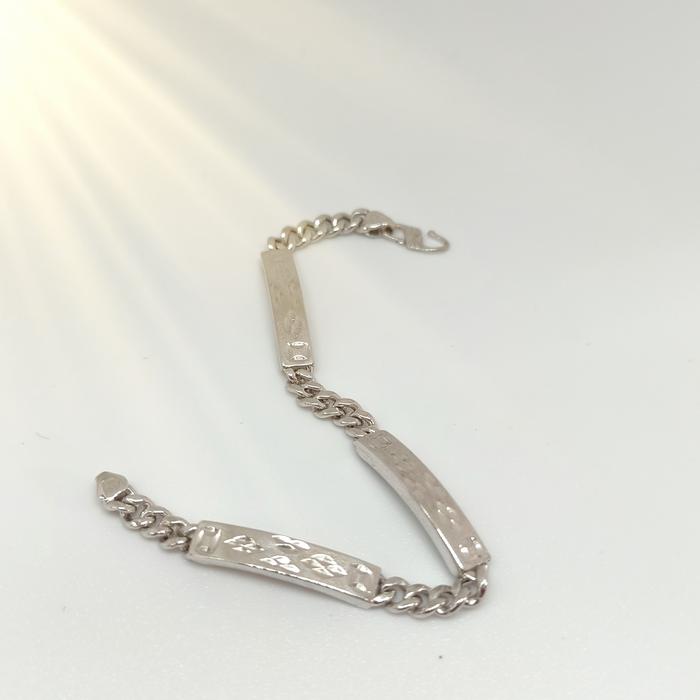 gelang tangan anak emas putih asli 9k-375 perhiasan 09