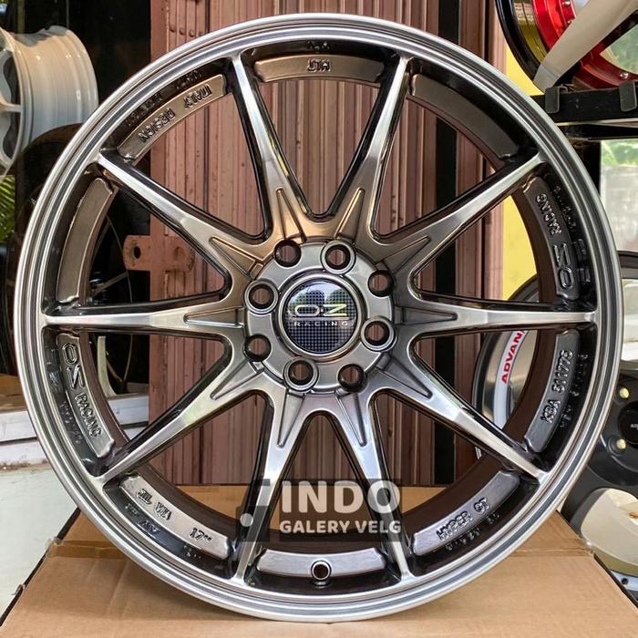velg mobil r17. Rep OZ Hyper GT utk Jazz, Yaris, City hatchback, raize