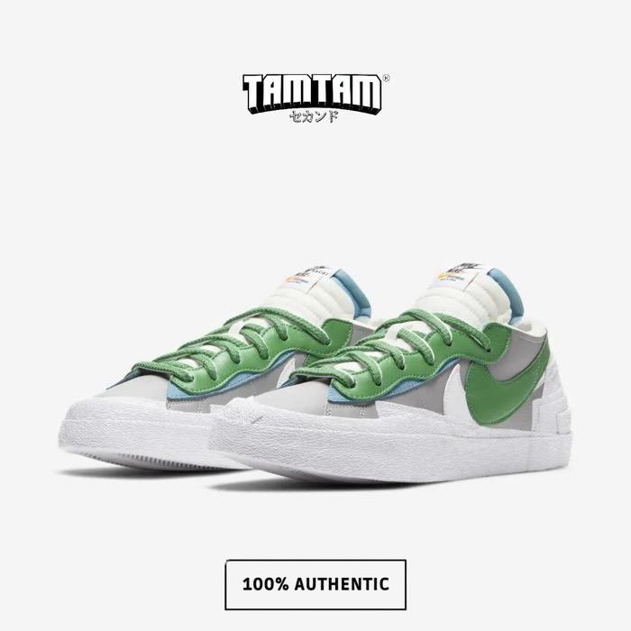 Nike Blazer Low X Sacai Classic Green 100% Original