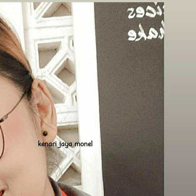 Anting tindik hitam bulat slim kecil monel original