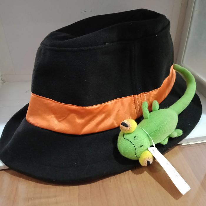 Topi Tokek bahan kain