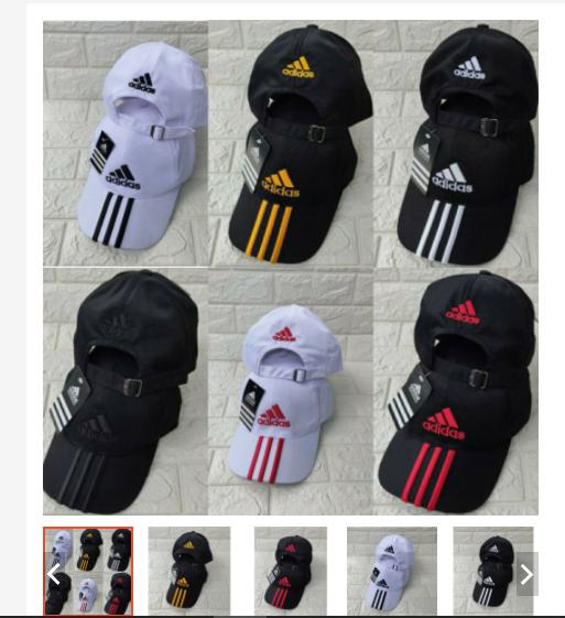 TOPI ADIDAS BORDIR GARIS 3 PREMIUM/TOPI BASEBALL ADIDAS premium