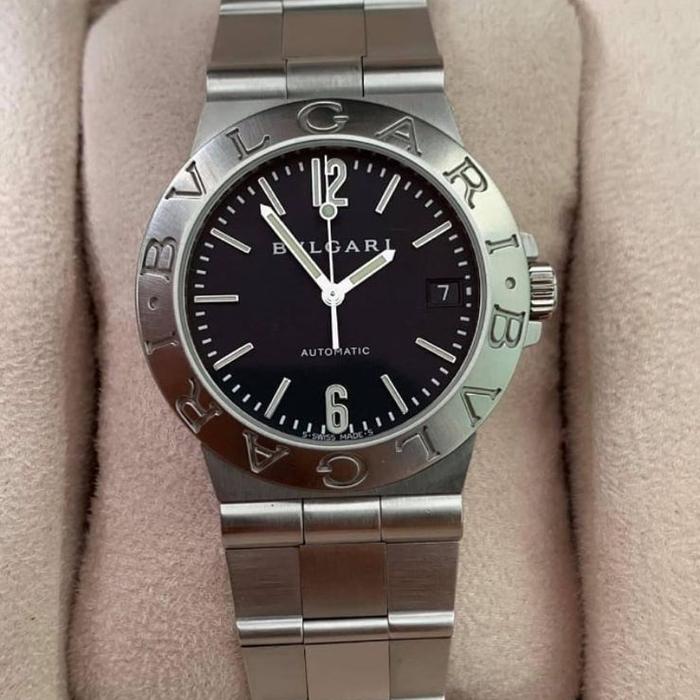 Jam Tangan Bvlgari Diagono Steel Black