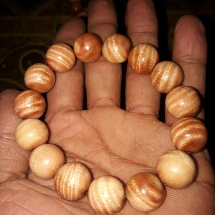 gelang kayu stigi barek