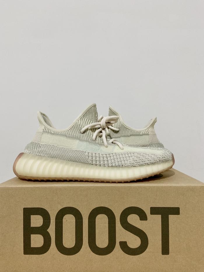 ADIDAS YEEZY 350 CITRIN 100% AUTHENTIC SNEAKER MURAH