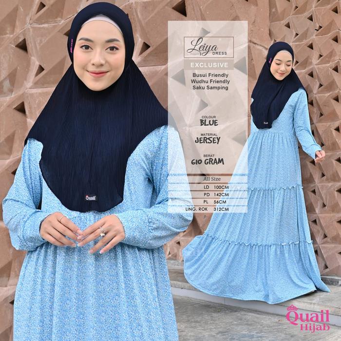LEIYA~ GAMIS WANITA BY QUAIL