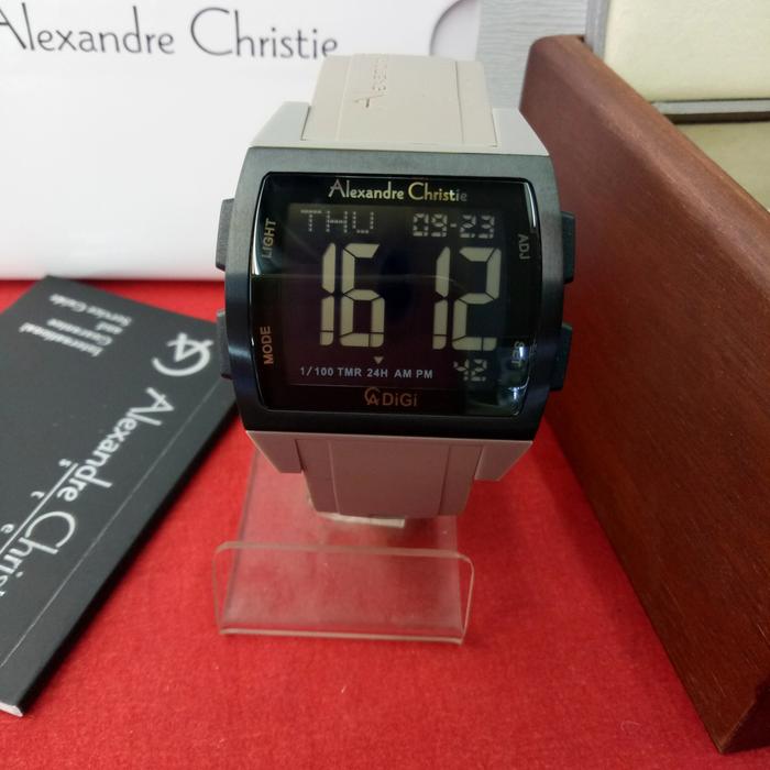 Jam Tangan Digital Wanita Alexandre Christie Ac 9343 MH solis steel